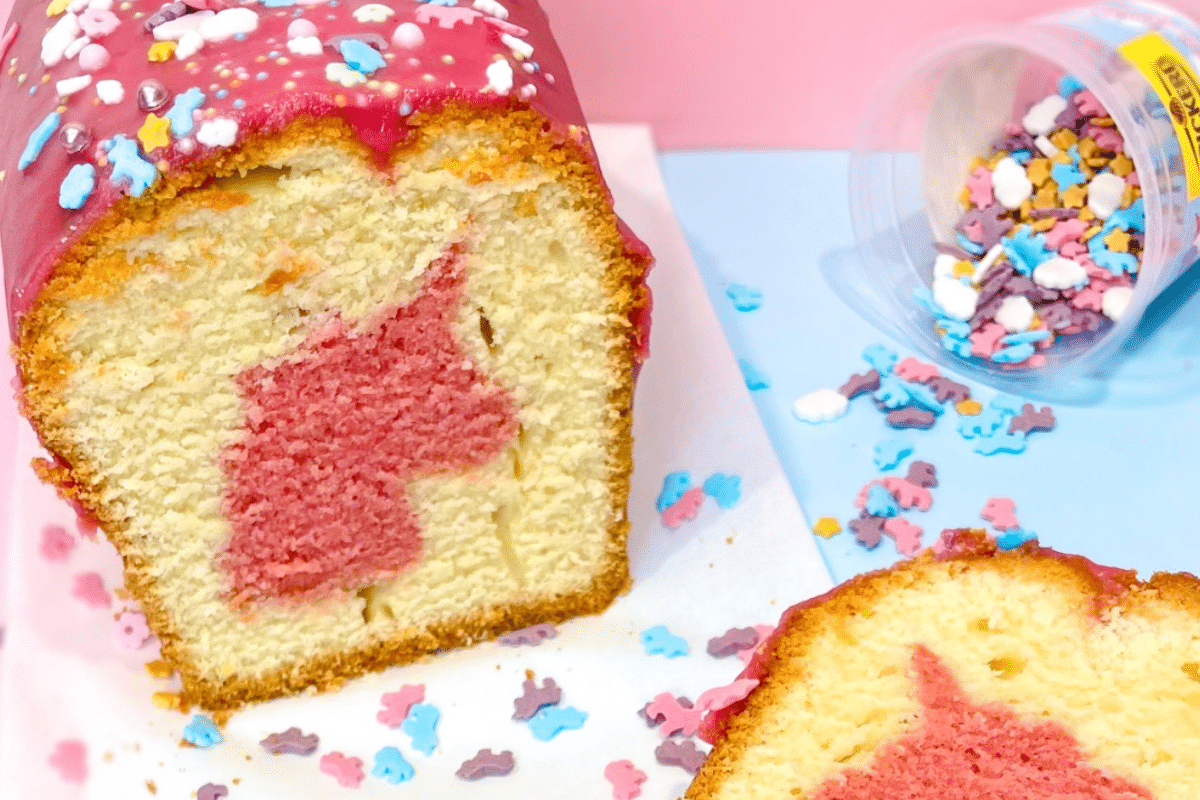 Einhornkuchen mit Zitronengeschmack | Hej Maiken - Kreativ mit Kindern