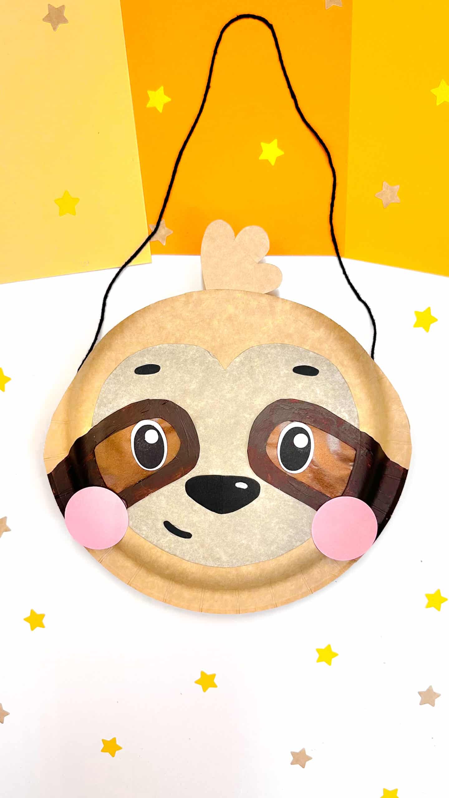  Faultier Laterne basteln 